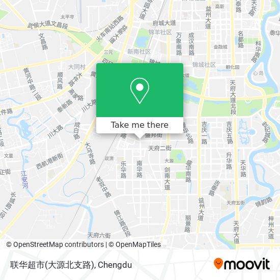联华超市(大源北支路) map