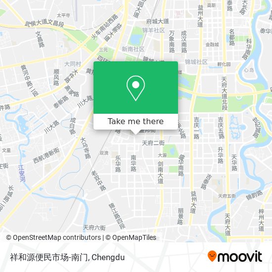 祥和源便民市场-南门 map