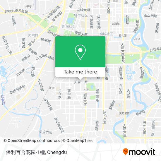 保利百合花园-1幢 map