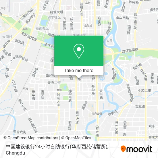 中国建设银行24小时自助银行(华府西苑储蓄所) map