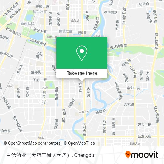 百信药业（天府二街大药房） map