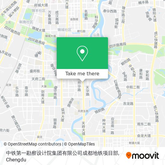 中铁第一勘察设计院集团有限公司成都地铁项目部 map