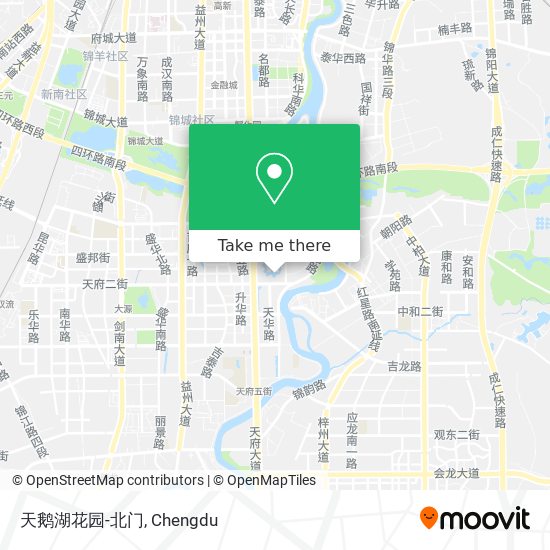 天鹅湖花园-北门 map