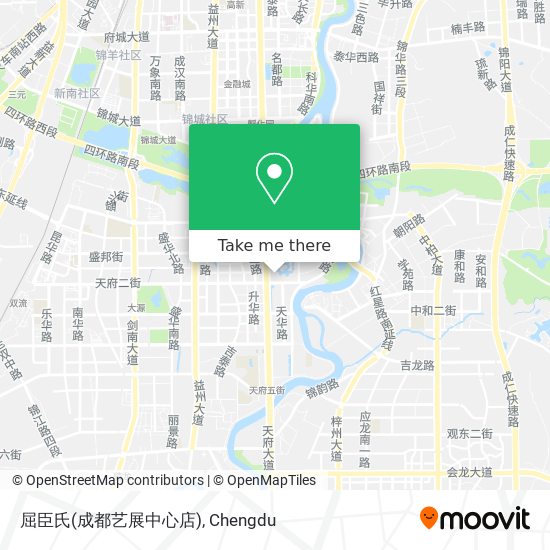 屈臣氏(成都艺展中心店) map