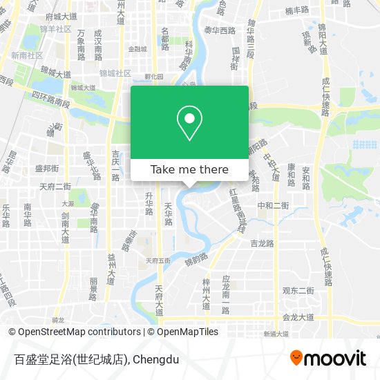 百盛堂足浴(世纪城店) map