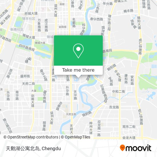 天鹅湖公寓北岛 map