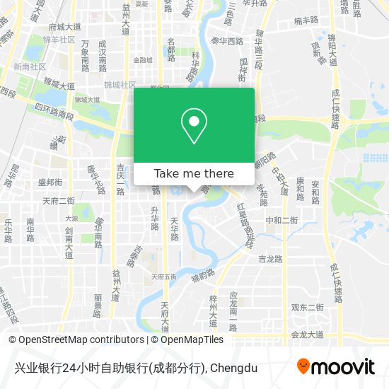 兴业银行24小时自助银行(成都分行) map