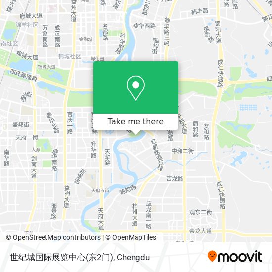 世纪城国际展览中心(东2门) map