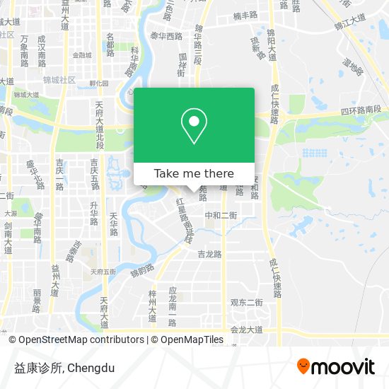 益康诊所 map
