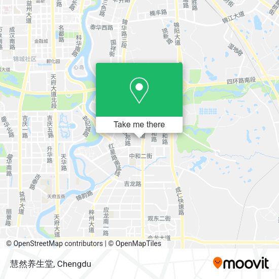 慧然养生堂 map