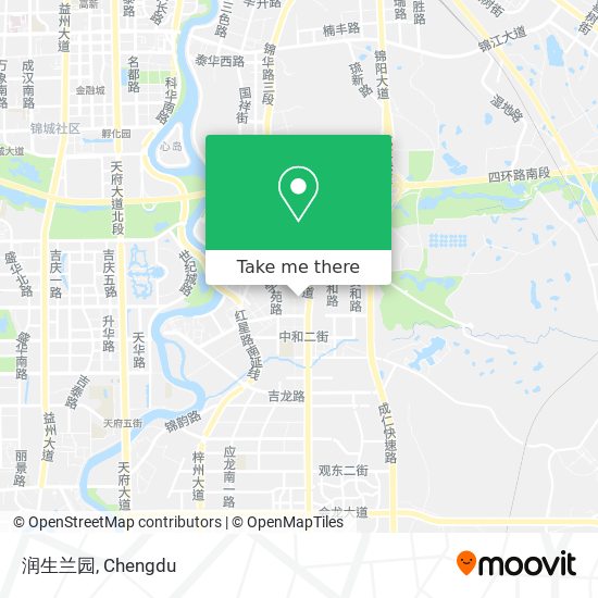 润生兰园 map