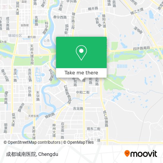 成都城南医院 map