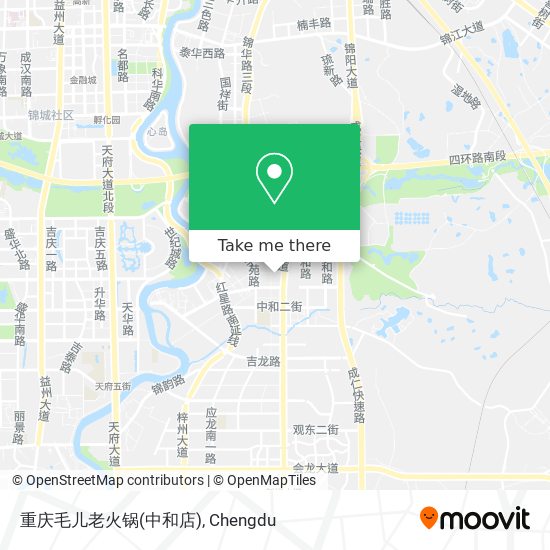 重庆毛儿老火锅(中和店) map
