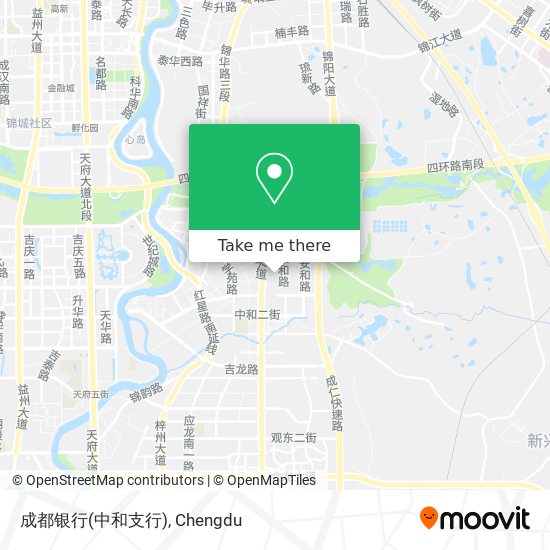 成都银行(中和支行) map