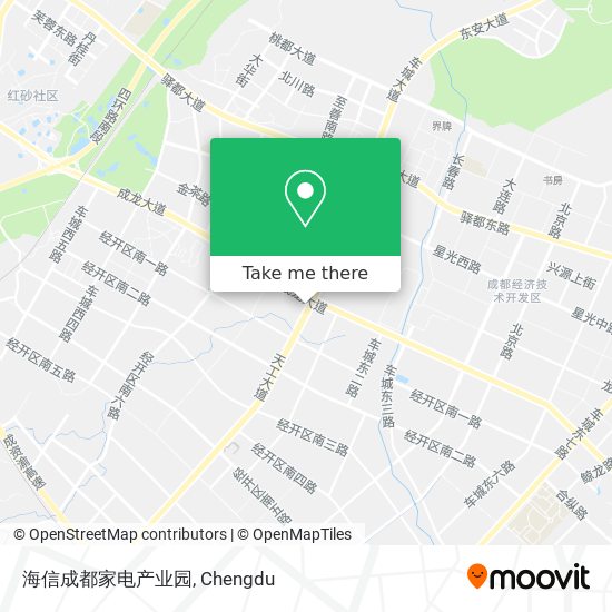 海信成都家电产业园 map