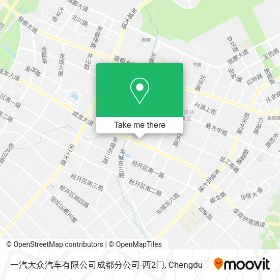 一汽大众汽车有限公司成都分公司-西2门 map