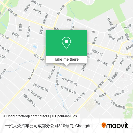 一汽大众汽车公司成都分公司310号门 map