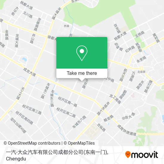 一汽-大众汽车有限公司成都分公司(东南一门) map