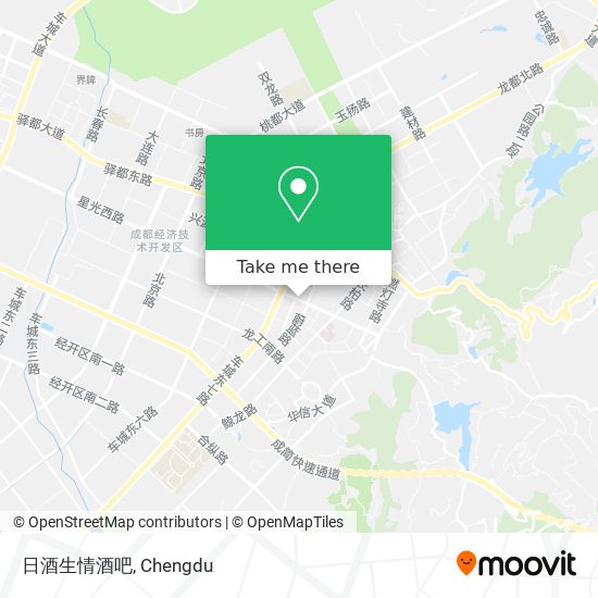 日酒生情酒吧 map