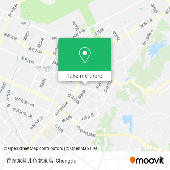 香东东耗儿鱼龙泉店 map