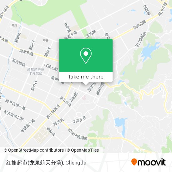 红旗超市(龙泉航天分场) map