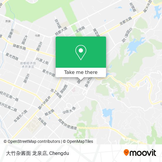 大竹杂酱面 龙泉店 map