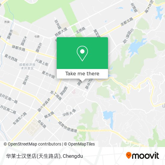 华莱士汉堡店(天生路店) map