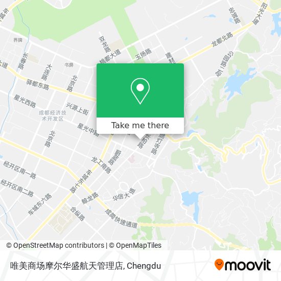 唯美商场摩尔华盛航天管理店 map