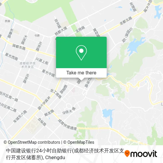 中国建设银行24小时自助银行(成都经济技术开发区支行开发区储蓄所) map