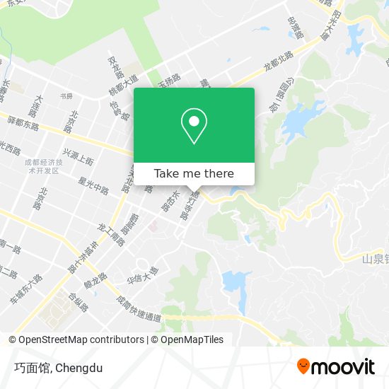 巧面馆 map