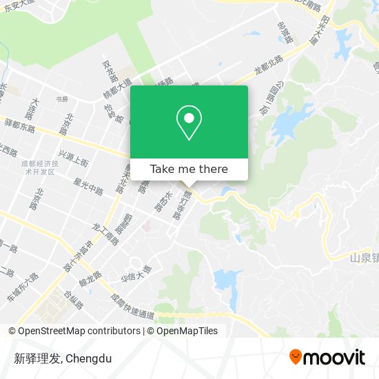 新驿理发 map