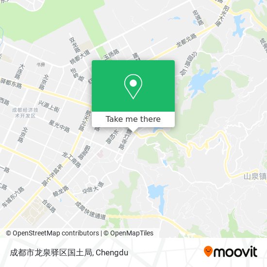 成都市龙泉驿区国土局 map