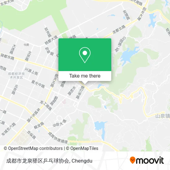 成都市龙泉驿区乒乓球协会 map