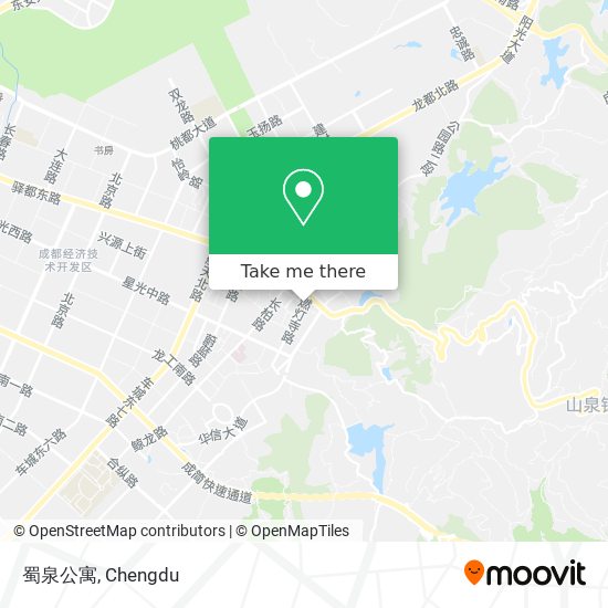 蜀泉公寓 map