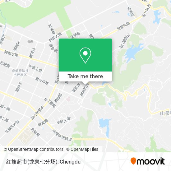 红旗超市(龙泉七分场) map