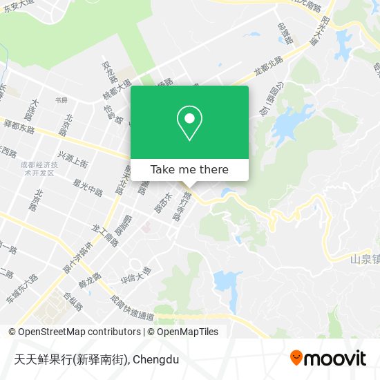 天天鲜果行(新驿南街) map