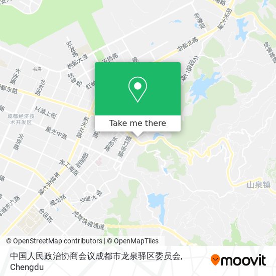 中国人民政治协商会议成都市龙泉驿区委员会 map