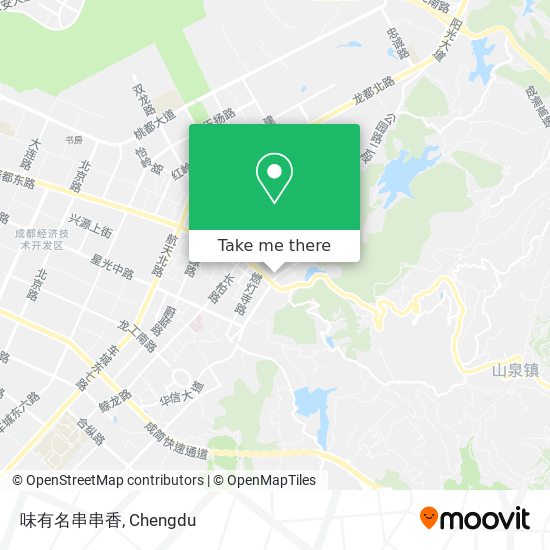 味有名串串香 map