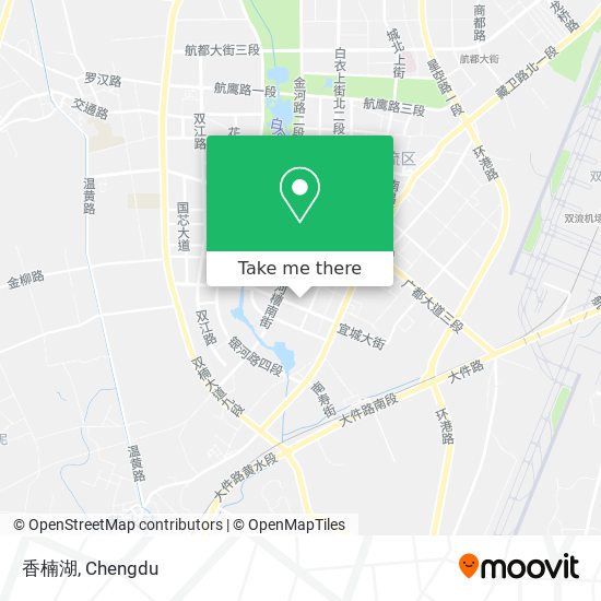 香楠湖 map