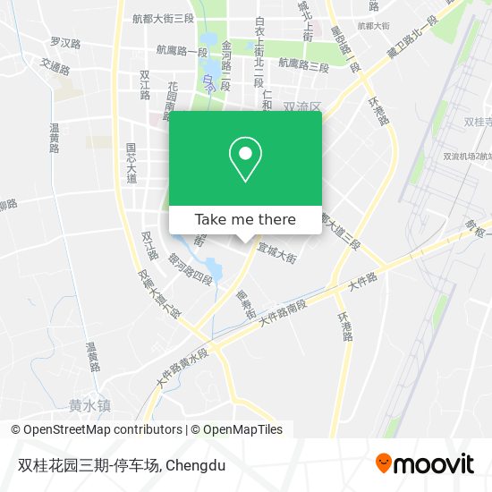 双桂花园三期-停车场 map