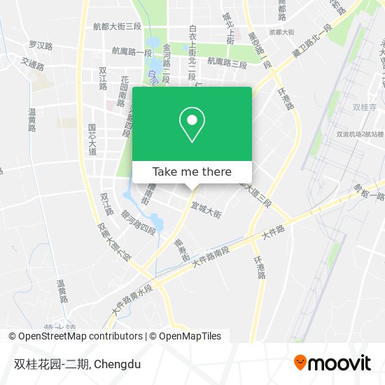 双桂花园-二期 map