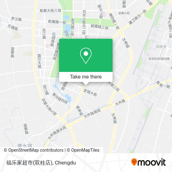 福乐家超市(双桂店) map