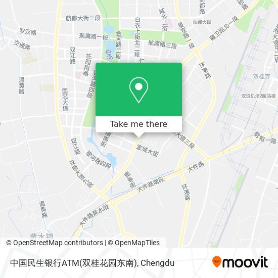 中国民生银行ATM(双桂花园东南) map