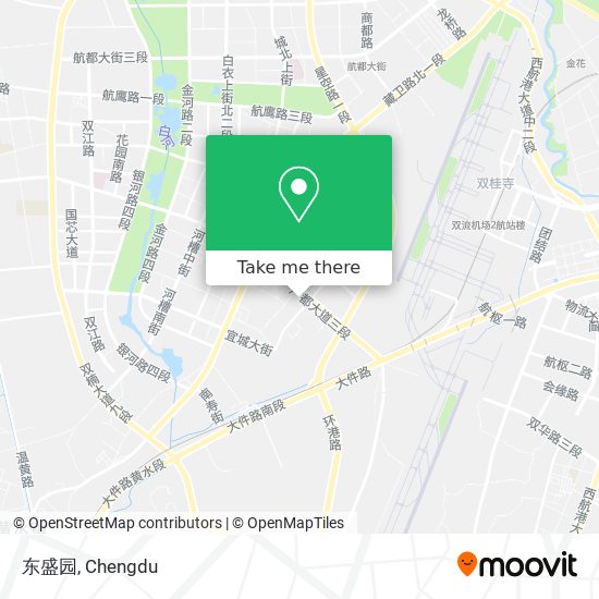 东盛园 map