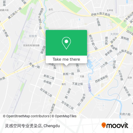 灵感空间专业烫染店 map