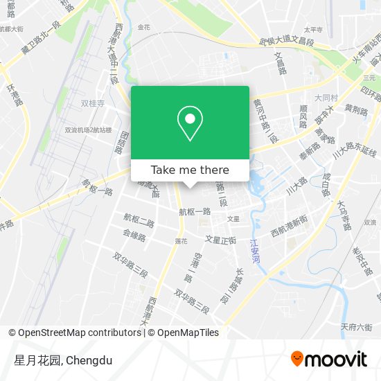 星月花园 map