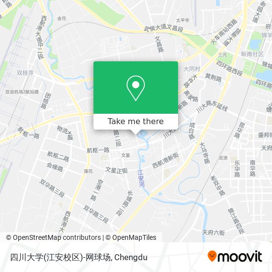 四川大学(江安校区)-网球场 map