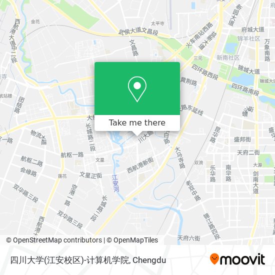 四川大学(江安校区)-计算机学院 map