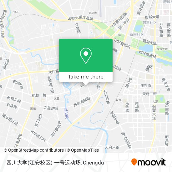 四川大学(江安校区)-一号运动场 map