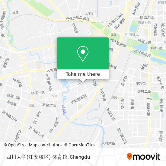 四川大学(江安校区)-体育馆 map